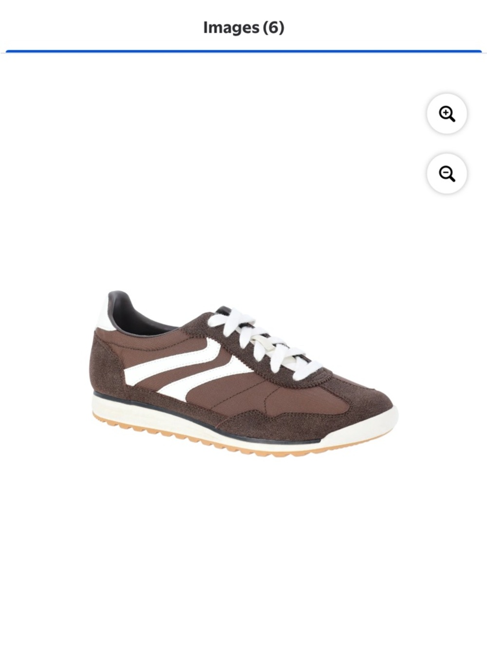 No Boundaries Retro Sneakers Women’s 9 Brown Lace-Up Casual Shoes